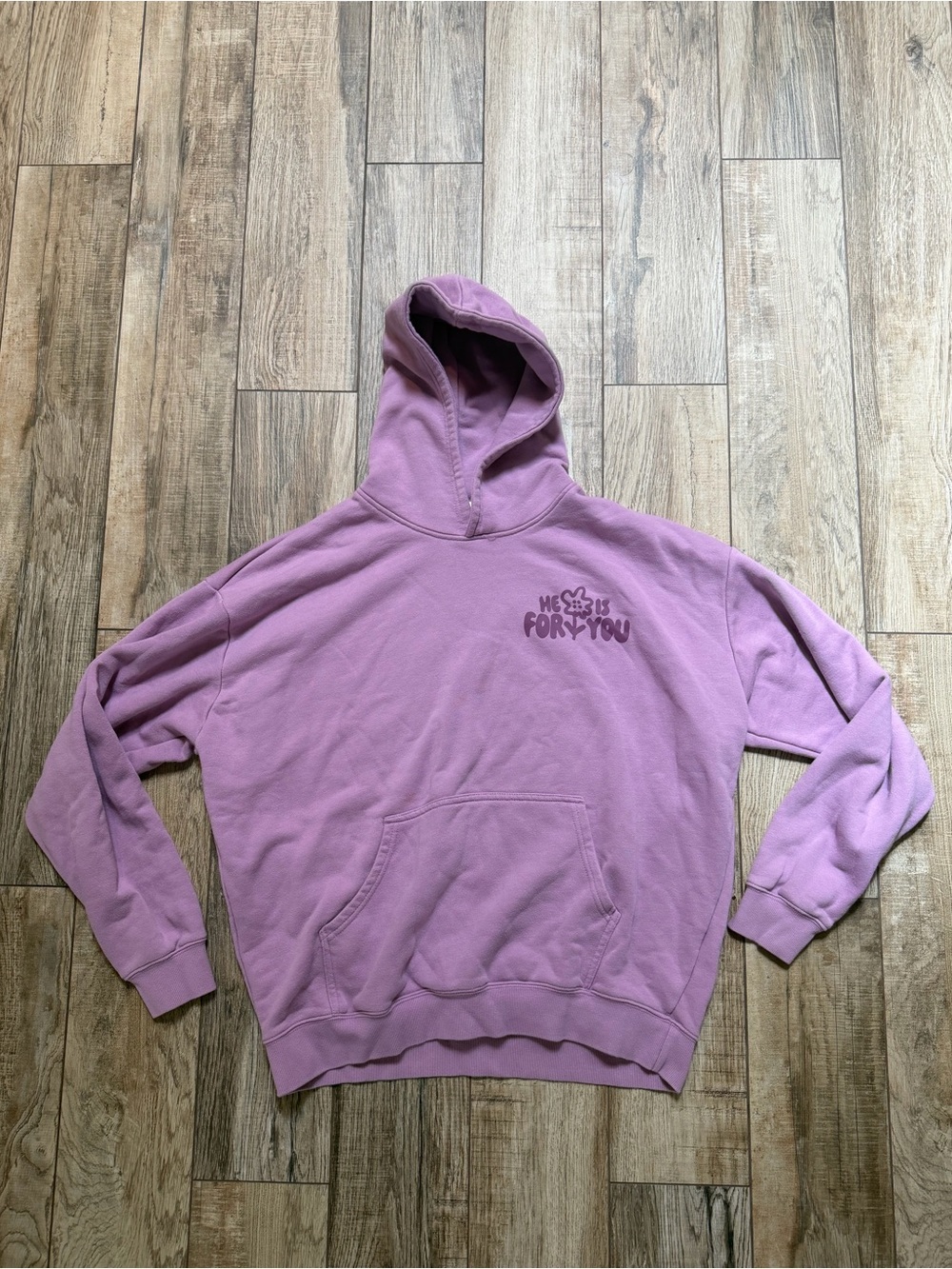 Elevated Faith Women's Lilac Hoodie Pullover Jacket